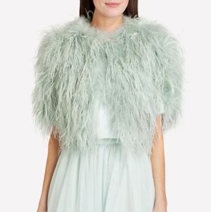 ISO Ted Baker Dalina feather cropped jacket